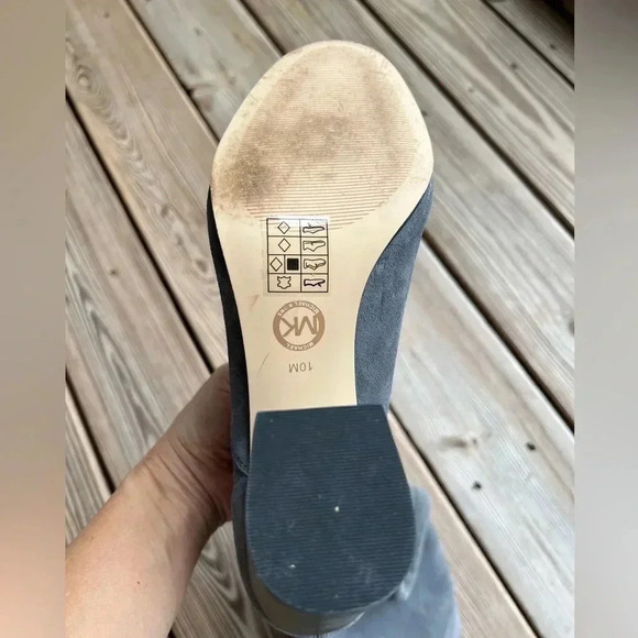Michael Kors Leigh Boot Gray Sz 10M - Picture 11 of 13